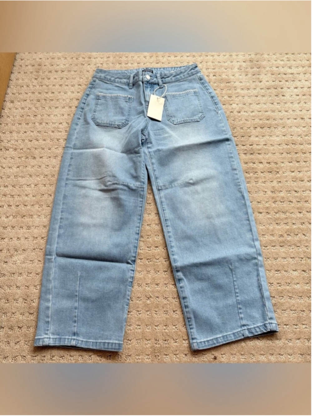 Flamingals stretchy denim jeans size M Fg17-6